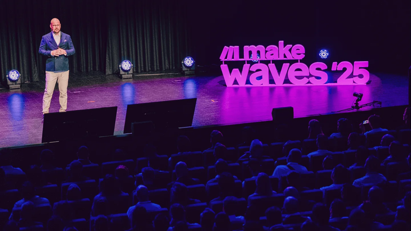 Make leadership on the main stage during the Waves '26 keynote.